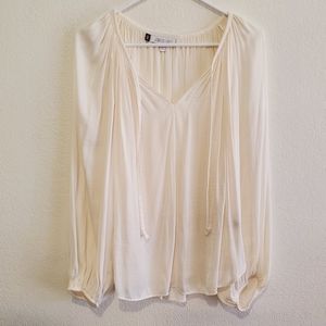 J Lo Long Sleeve Peasant Blouse Size Medium
